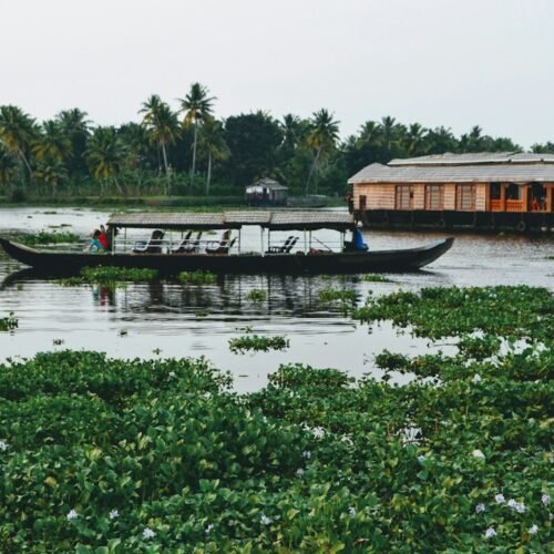 Houseboat on the Alleppey backwaters, Kerala