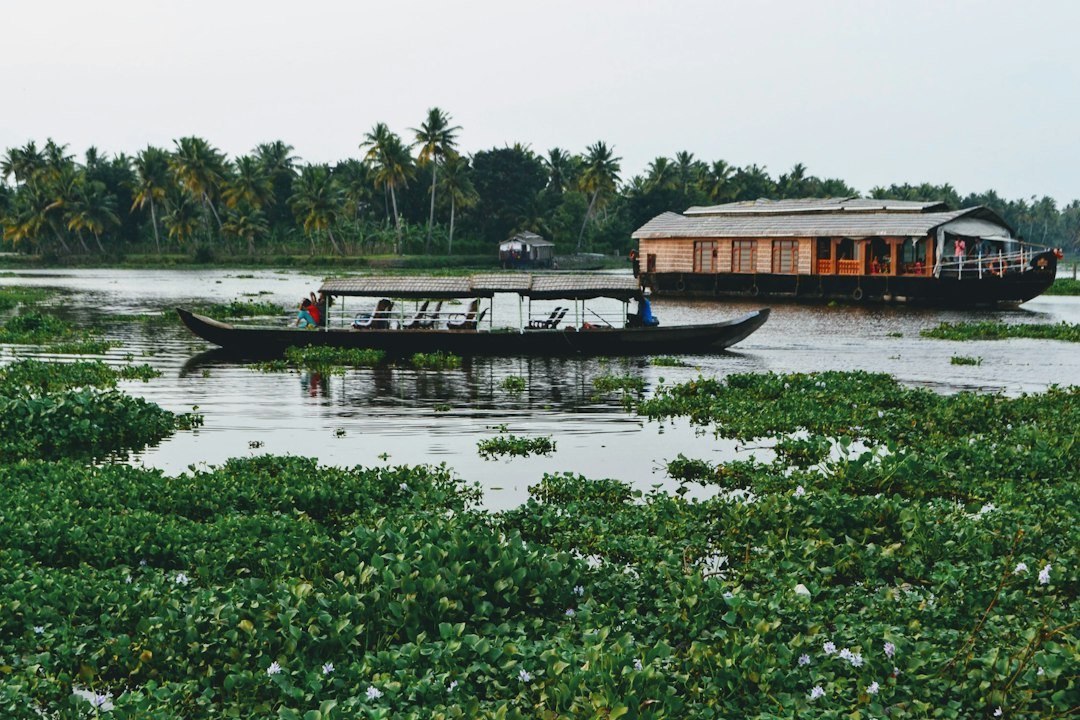Houseboat on the Alleppey backwaters, Kerala