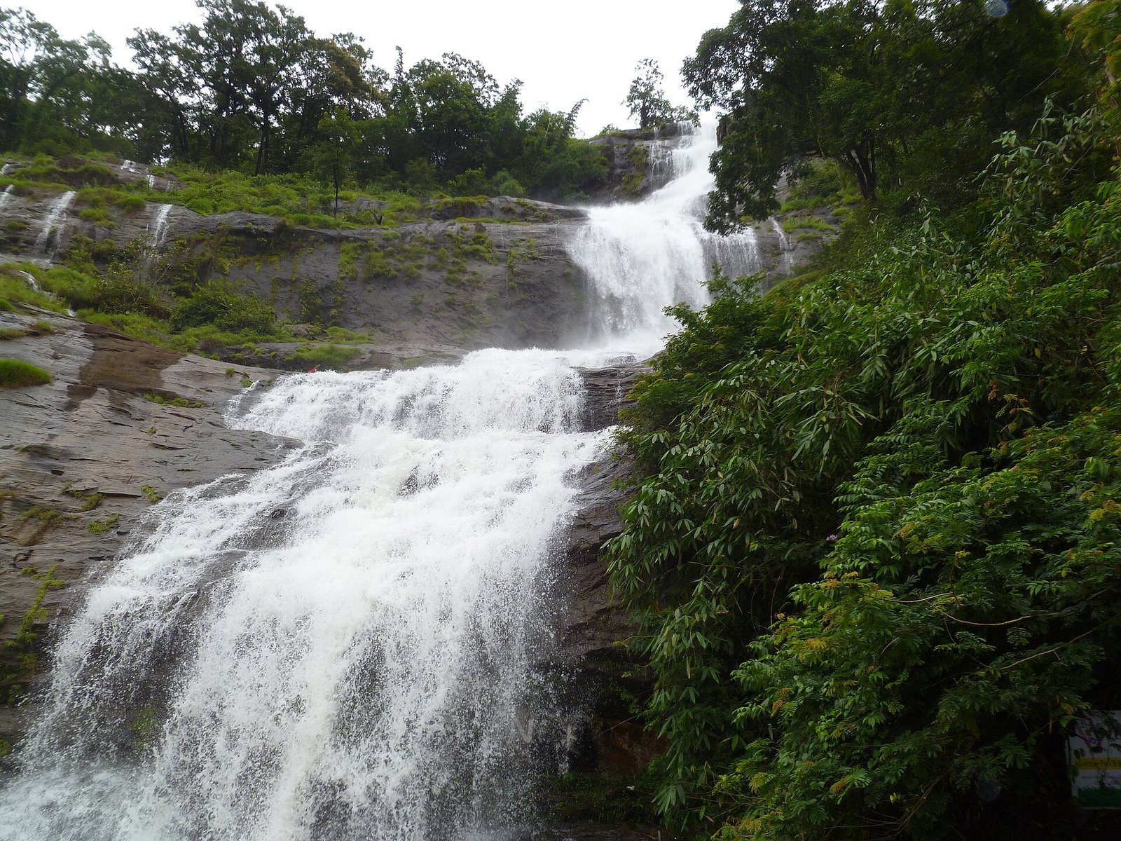 Cheeyappara Waterfalls on the Kochi–Munnar road