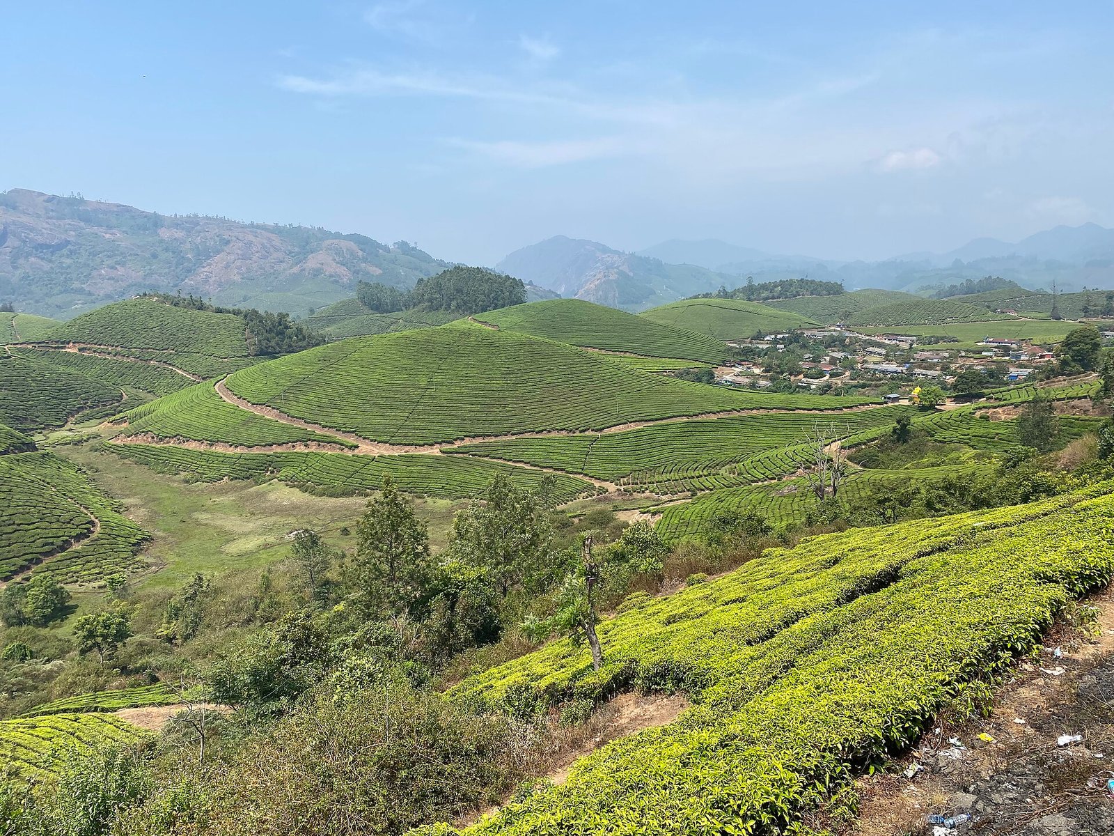 The Gap Road winding through the hills near Munnar
