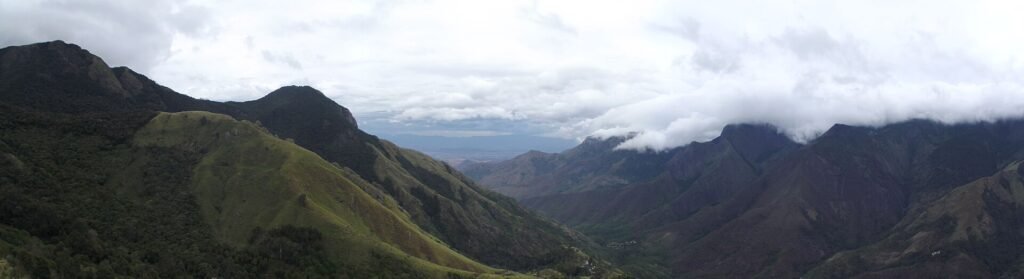 Panoramic view from Top Station near Munnar